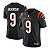 Jersey NFL Cincinnati Bengals Joe Burrow 9 Nike Masculina Preta Adulto e Infantil Fuse - Imagem 4