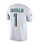 Jersey NFL Miami Dolphins Tua Tagovailoa 1 Nike Masculina Branca Adulto e Infantil Fuse - Imagem 4