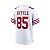 Jersey NFL San Francisco 49ers George Kittle 85 Nike Masculina Branca Adulto e Infantil Fuse - Imagem 4