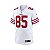 Jersey NFL San Francisco 49ers George Kittle 85 Nike Masculina Branca Adulto e Infantil Fuse - Imagem 3