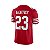 Jersey NFL San Francisco 49ers Christian McCaffrey 23 Nike Masculina Vermelha Adulto e Infantil Fuse - Imagem 4
