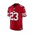 Jersey NFL San Francisco 49ers Christian McCaffrey 23 Nike Masculina Vermelha Adulto e Infantil Fuse - Imagem 3