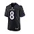 Jersey NFL Baltimore Ravens Lamar Jackson 8 Nike Modelo 2026 Masculina Preta Adulto e Infantil Fuse - Imagem 3