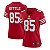 Jersey NFL San Francisco 49ers George Kittle 85 Nike Feminina Vermelha Fuse - Imagem 1