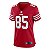 Jersey NFL San Francisco 49ers George Kittle 85 Nike Feminina Vermelha Fuse - Imagem 3