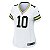 Jersey NFL Green Bay Packers Jordan Love 10 Nike Feminina Branca Fuse - Imagem 1