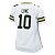 Jersey NFL Green Bay Packers Jordan Love 10 Nike Feminina Branca Fuse - Imagem 3