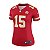 Jersey NFL Kansas City Chiefs Patrick Mahomes 15 Nike Feminina Vermelha Fuse - Imagem 3