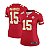 Jersey NFL Kansas City Chiefs Patrick Mahomes 15 Nike Feminina Vermelha Fuse - Imagem 1