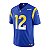 Jersey NFL Los Angeles Rams Puka Nacua 12 Nike Masculina Azul Adulto e Infantil Fuse - Imagem 3