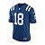 Jersey NFL Indianapolis Colts Peyton Manning 18 Nike Masculina Azul Adulto e Infantil Fuse - Imagem 3