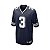 Jersey NFL Dallas Cowboys George Pickens 3 Nike Masculina Azul Adulto e Infantil Fuse - Imagem 3