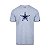 Camiseta NFL Dallas Cowboys Masculina Cinza New Era Big Logo - Imagem 1
