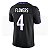 Jersey NFL Baltimore Ravens Zay Flowers 4 Nike Modelo 2026 Masculina Preta Adulto e Infantil Fuse - Imagem 4