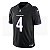 Jersey NFL Baltimore Ravens Zay Flowers 4 Nike Modelo 2026 Masculina Preta Adulto e Infantil Fuse - Imagem 3