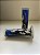 Manopla Harris Preta & Azul Modelo Racing - Modelo Universal - Imagem 2