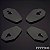 Adaptador de Mini Pisca -  Suzuki Gsx-R 1000 07-08 - Rizoma - Cor Preto - Imagem 1