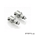 Adaptador para Pedaleira - Aluminio - Par - Kawasaki Zx10R 06-07, Z750 07 -, Z100 03-09 - Rizoma - Imagem 1