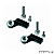 Adaptadores para Retrovisores Rizoma - Preto - Imagem 2