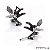 Kit de Pedaleira Ajustável Preto - Rizoma - Ducati 848 / 1098 / 1198 - 2009 - 2012 - Imagem 6