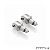 Suporte / Adaptadores de Pedaleira Piloto  - Aluminio / Prata - Ducati Multistrada 1200 - Rizoma - Imagem 1