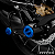 Tampa do Cardan - Rizoma - Cor Azul - Bmw - Imagem 1