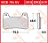 Pastilha de Freio Carbono Racing Dianteira TRW - Honda CB 1000R sem ABS 2009 - 2015 - Imagem 2