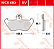 Pastilha de Freio Sinterizada Dianteira TRW - BMW R 1100 GS 1994 - 1999 - Imagem 2
