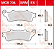 Pastilha de Freio Sinterizada Dianteira TRW - Diversos Mods. Honda/ Kawasaki  e Suzuki - Imagem 2