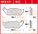 Pastilha de Freio Sinterizada Dianteira TRW - Honda CB 500 F 2017 - 2020 - Imagem 2