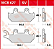 Pastilha de Freio Sinterizada Dianteira TRW - Yamaha XT 600 E 1990 - 1996 - Imagem 2