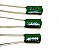 2K2PF X 250V CAPACITOR POLIESTER VERDE CADA 5 PECAS - Imagem 1