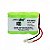 BATERIA RECARREGAVEL 3,6V  400mAh NICD 3 x 2/3AA TERMINAL UNIVERSAL  FX 107U - Imagem 1