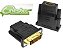 ADAPTADOR DVI MACHO X HDMI FEMEA  GOLD - Imagem 1