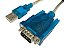 CABO CONVERSOR USB 2.0 PARA RS-232 SERIAL (AZUL) - Imagem 1