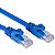 CABO DE REDE  PATCH CORD CAT5E 3m - AZUL - Imagem 1