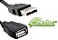 CABO EXTENSÃO USB 2.0  A MACHO X A FEMEA PRETO  3M - Imagem 1