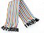 CABO JUMPER MACHO  FEMEA 30CM PARA PROTOTIPOS  PROTOBOARDS - Imagem 1