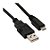 CABO USB A MACHO x MICRO USB MACHO 2.0 (V8) PRETO 1m - Imagem 1