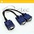 CABO Y PARA MONITORES DB15HD VGA - Imagem 1
