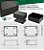CAIXA PLASTICA PI-107 - 41 X 73 X 99MM - FURAÇÃO 4MM - Imagem 1