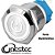 CHAVE BOTAO ANTIVANDALISMO 16mm LED SEM TRAVA - NA - 12V - INOX  BRANCO - Imagem 1