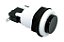 CHAVE BOTAO PRETO COM MICROSWITCH 2T 6A  PBS-29 - Imagem 1