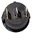 CHAVE GANGORRA REDONDA 3T 2P 6A x 250V KCD1-106 102N VERDE - Imagem 3