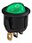 CHAVE GANGORRA REDONDA 3T 2P 6A x 250V KCD1-106 102N VERDE - Imagem 1