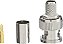 CONECTOR BNC CRIMP MACHO RG6 - Imagem 1