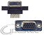 CONECTOR DB15HD VGA F PARA PLACA 180 graus - Imagem 1