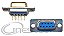 CONECTOR DB9 FEMEA  PARA PLACA  180 graus - Imagem 1