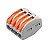 CONECTOR DE DERIVACAO ALAVANCA tipo WAGO  4 TERMINAIS - Imagem 1