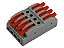 CONECTOR DE DERIVACAO ALAVANCA tipo WAGO 4 PARA 4 - Imagem 1